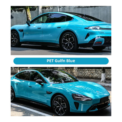 Super Bright Crystal Bay Blue Full Wrap Vinyl Pvc