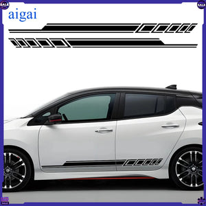 For Nissan Leaf Door Side Wrap Sticker Decals Kit Waterproof