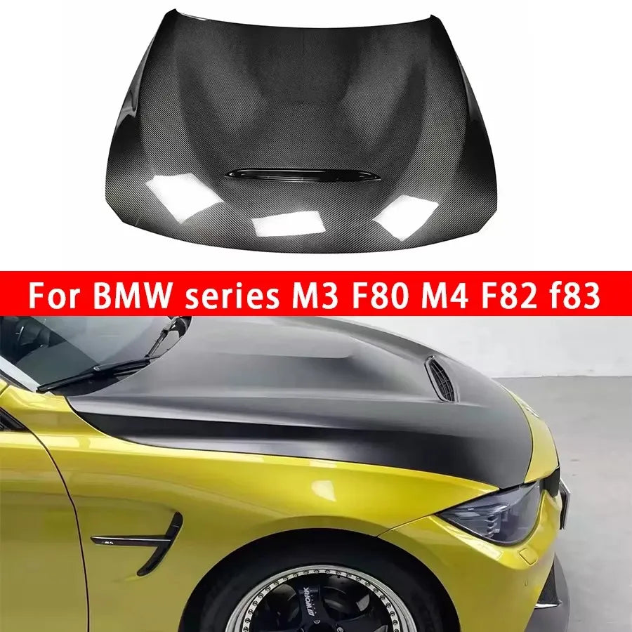 For BMW M3 F80 M4 F82 F83 Carbon Fiber Hood Engine Cover