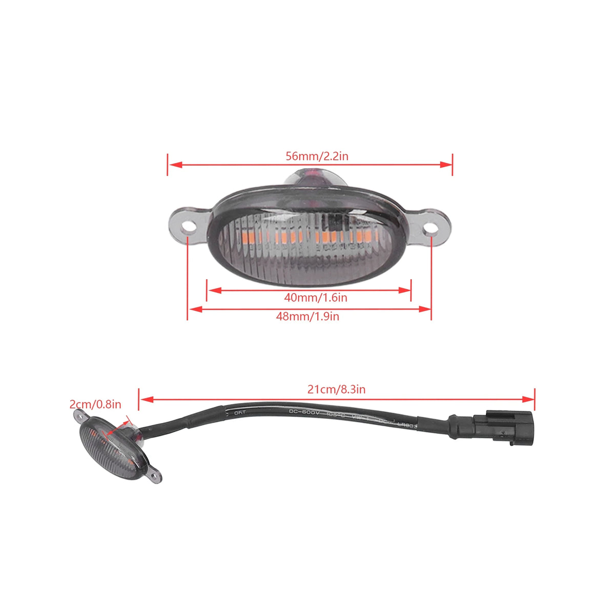 For Raptor Style Universal Front Grille Amber Lighting Pickup