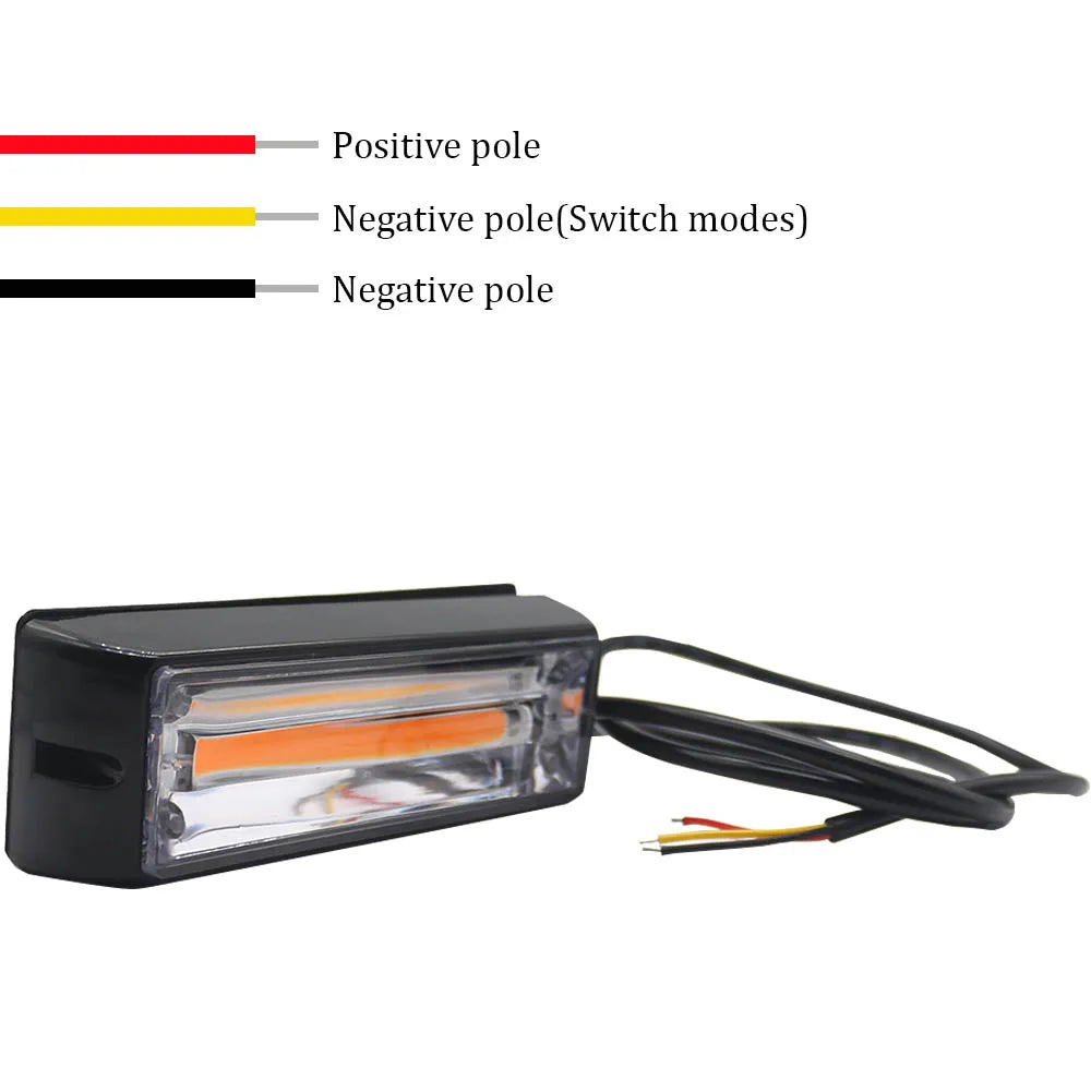 12V 24V Truck Side Cob Strobe Emergency Beacon Warning