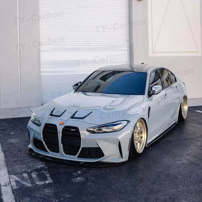 For BMW G80 G81 M3 G82 Dry Carbon Front Hood Scoop Air Vent