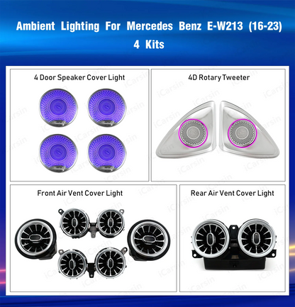For Mercedes Benz E Class 2016-2023 Upgrade Color W213 Interior