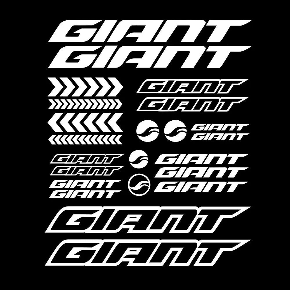 For Giant Stickers Sticker Stickers Bicycle 12PCS Wheel Frame