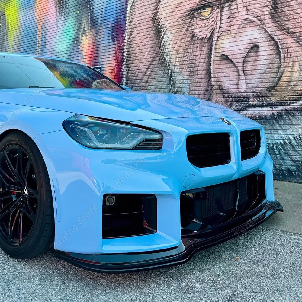 For BMW 2 Series M2 G87 Front Bumper Lip Splitter Spoiler