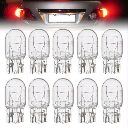 21W Clear Glass Turn Signal Stop Brake Tail Bulbs