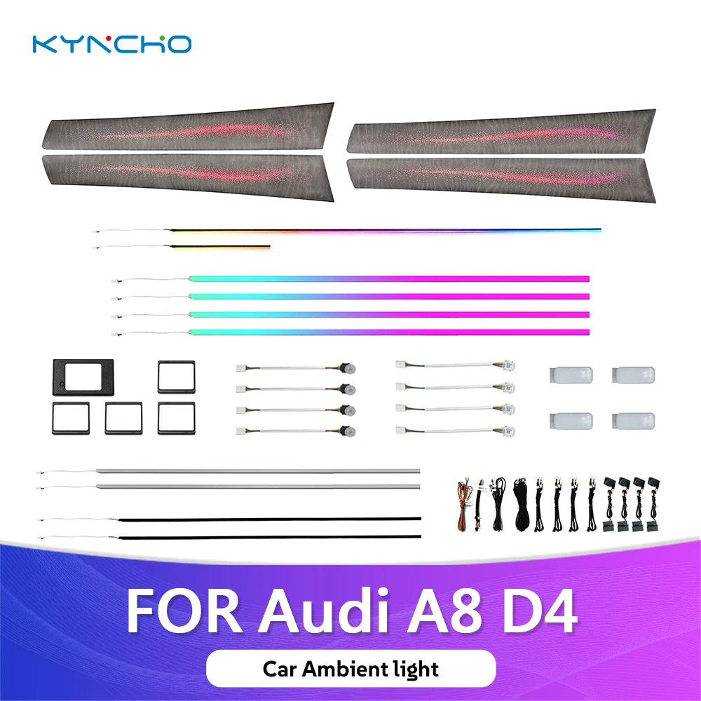 For Audi A8 D4 Interior Lighting Intelligent Colorful Ambient