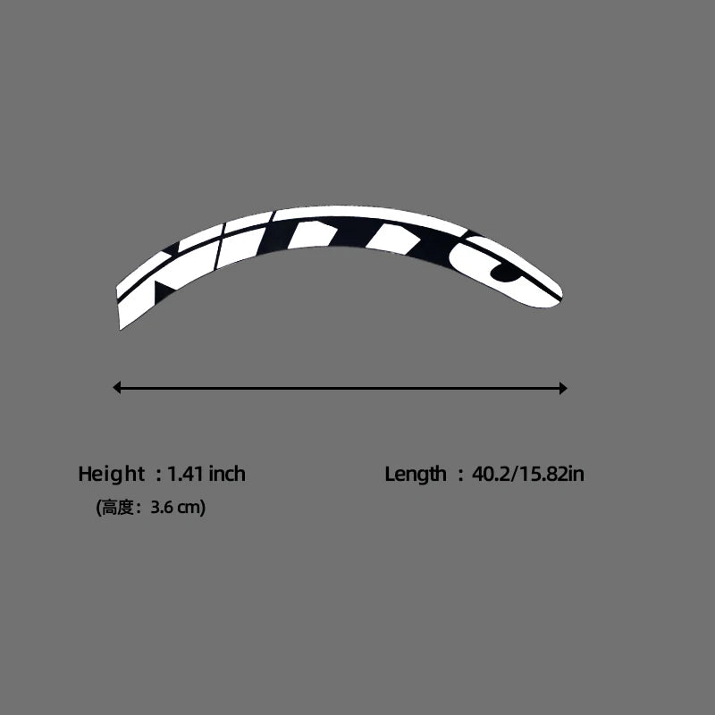 For 4 Tires 8PCS Lot Wheels Stickers Tuning 3D Permanent Pvc