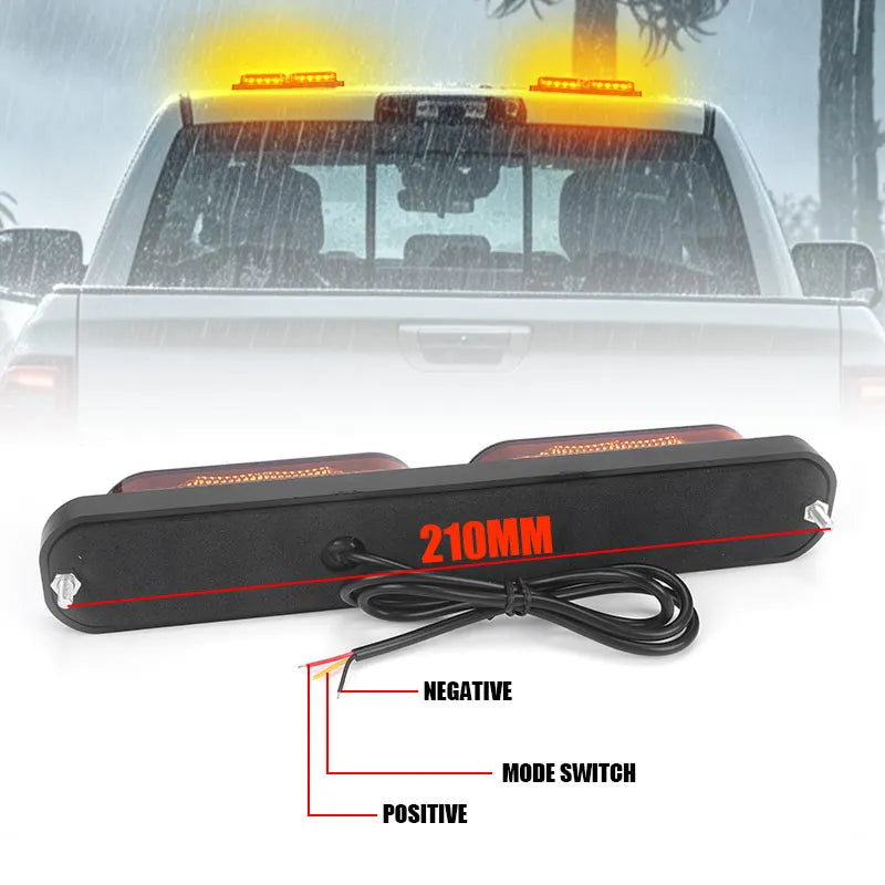 For Scania Volvo 360 Strobe Yellow Emergency Warning Flash
