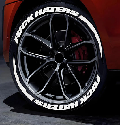 For Use On four-wheel Vehicles Or Fuckhaters Tire Stickers Wolf