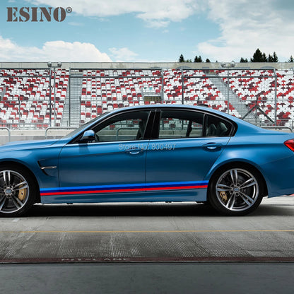 For M Color Germany France Italy Hood Door Side Skirt Stripe