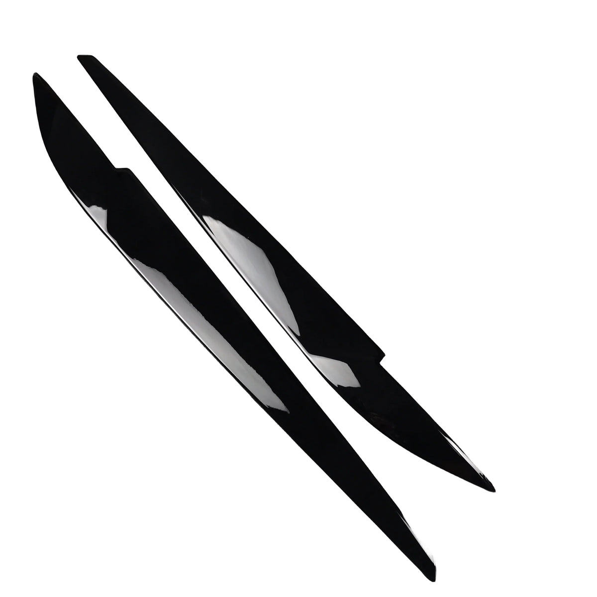 For BMW X5 X6 F15 F16 2PCS Gloss Eyebrow Eyelids 30D 35I 40D