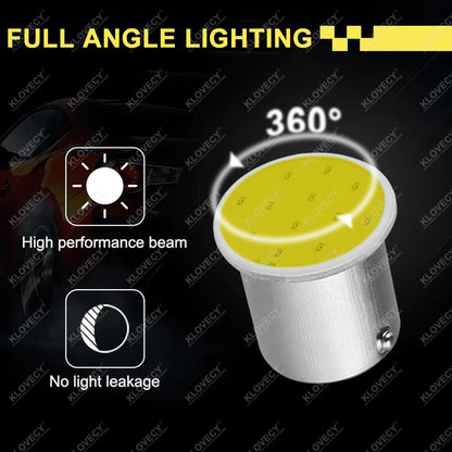 1156 ba15s Cob Bulb 1157 bay15d Super Bright Turn
