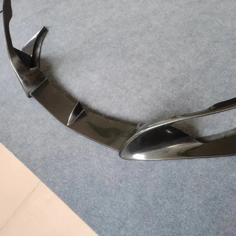 For BMW I8 Modified Topcar Style Carbon Fiber Front Bumper Lip