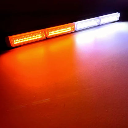 Cob Amber Signal Traffic Adviser Emergency Strobe Bar Yellow