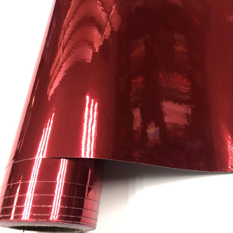 Newest Stretchable Waterproof Uv Protected Red Chrome Mirror