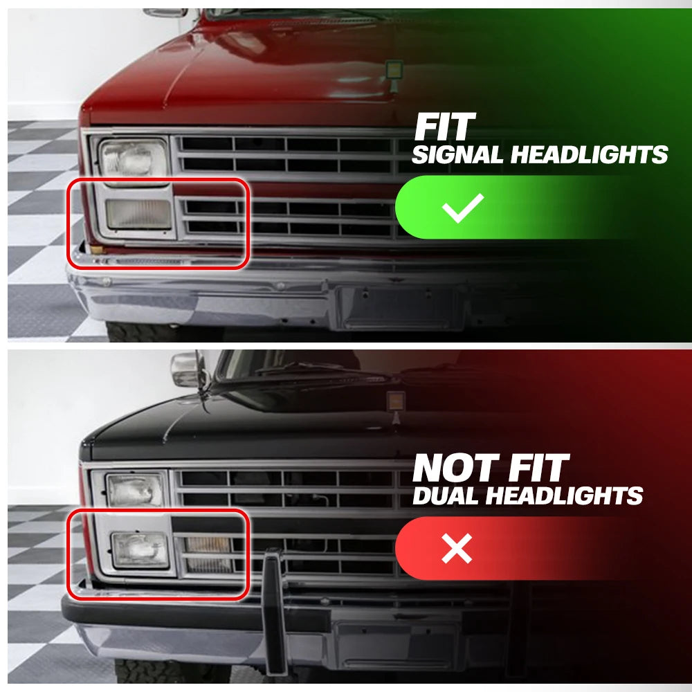 For Chevrolet GMC Pickup Truck Marker Signal Blinker Corner