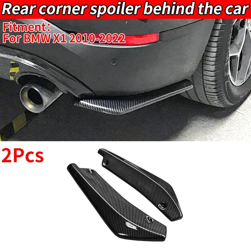 For BMW X1 F48 E84 2010-2022 Carbon Fiber Appearance Rear Bumper