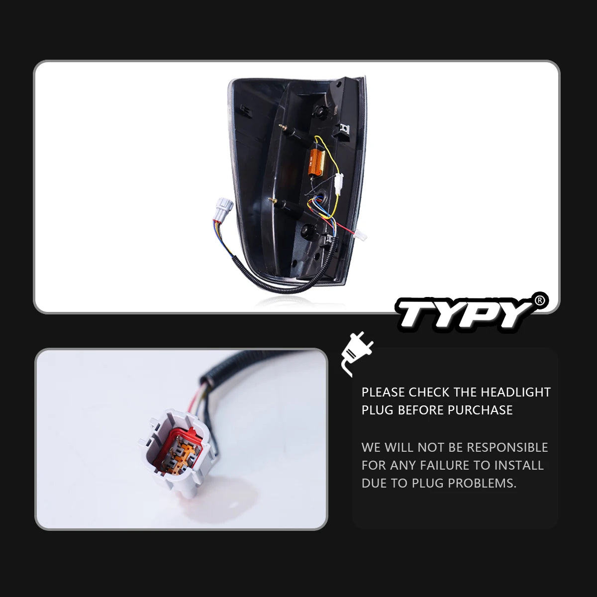 For Nissan Navara NP300 2017-2021 Taillight Upgrade Modified Drl
