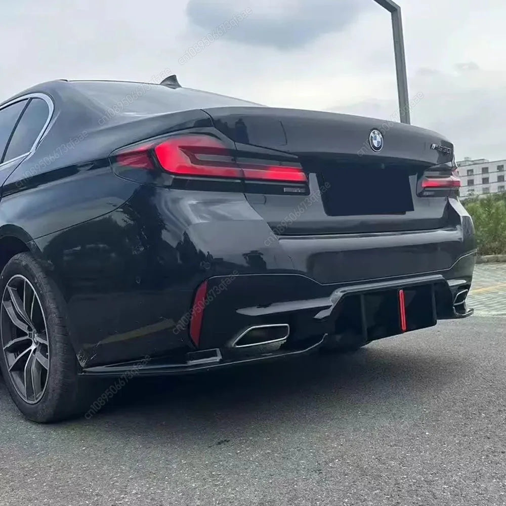 For BMW 5 Series G30 G31 Rear Side Splitter Diffuser Spoiler