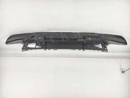For BMW F95 X5M F96 X6M Real Dry Carbon Fiber Rear Bumper Lip