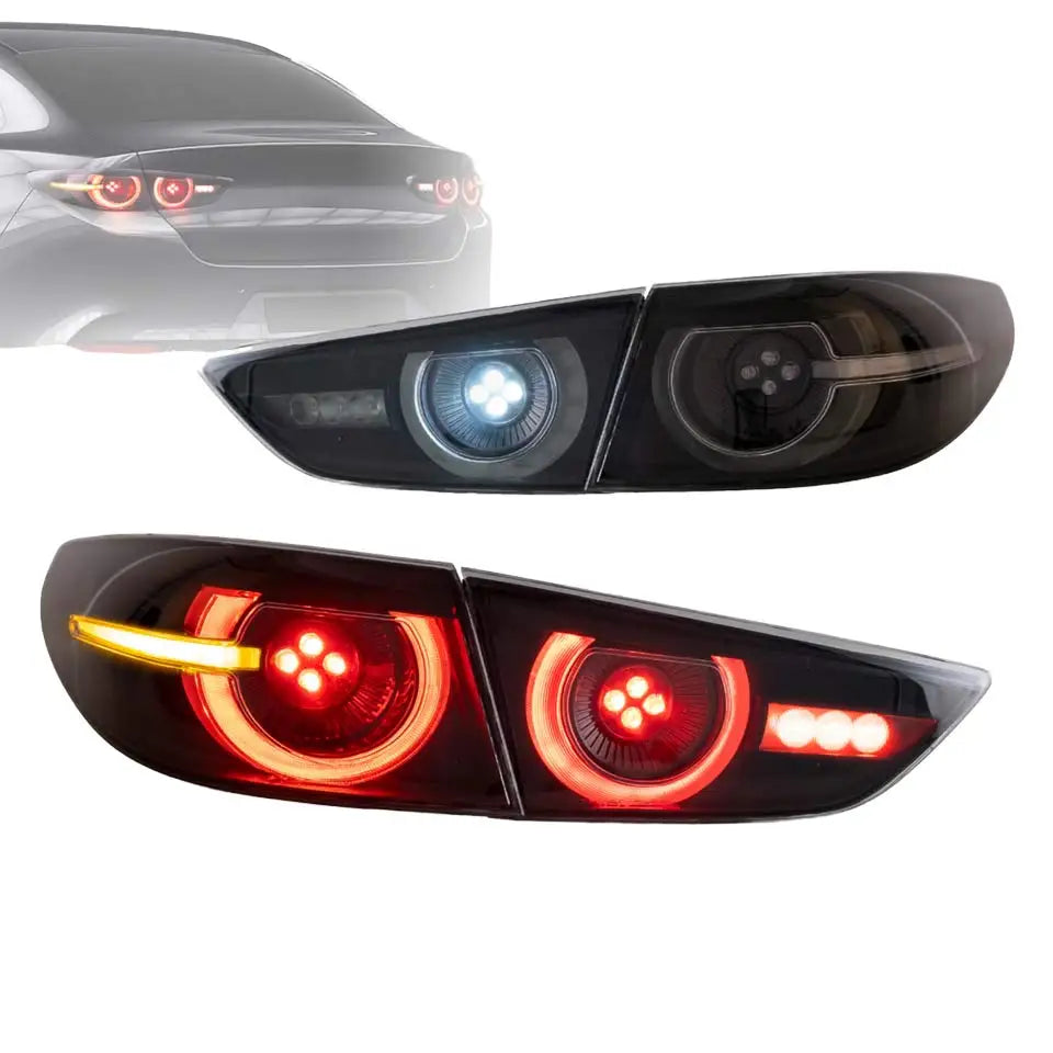 For Mazda 3 Axela LED Taillights 12V Dynamic Welcome Turn Signal
