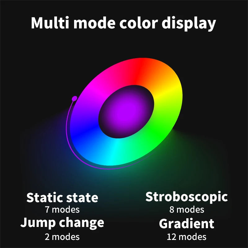 4PCS Foot Ambient USB Neon Mood Lighting Backlight Music