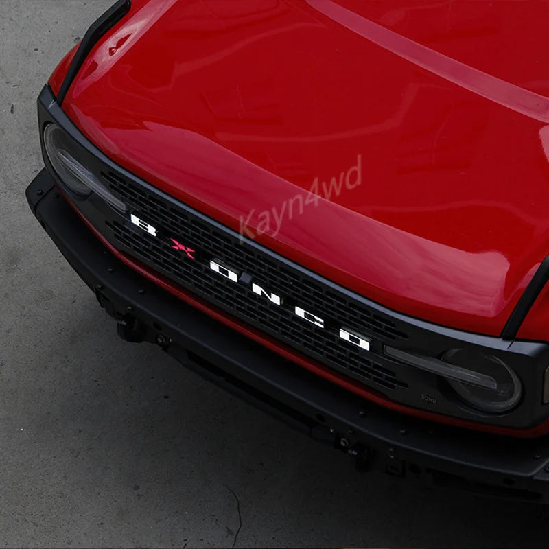 For Ford Bronco 2021-2023 2 4 Off Road 4X4 Exterior Front Grille