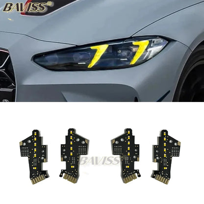 For BMW G80 G82 Lci M3 Baviss M4 Csl Yellow Series Drl Rgbw