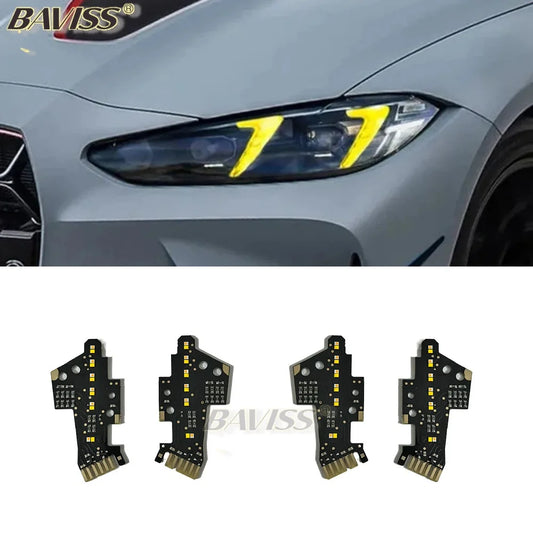 For BMW G80 G82 Lci M3 Baviss M4 Csl Yellow Series Drl Rgbw