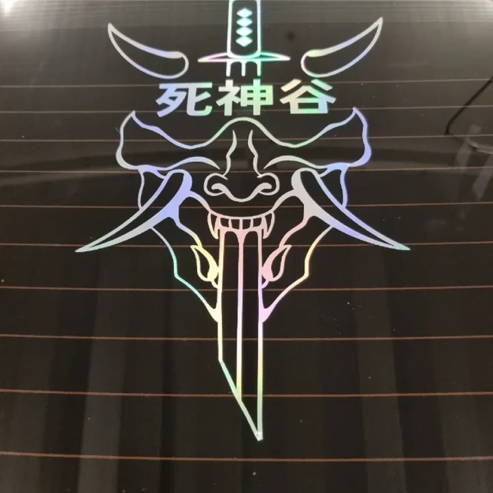 For Windscreen Decal,20CM Sticker Japanese Personalisation Devil