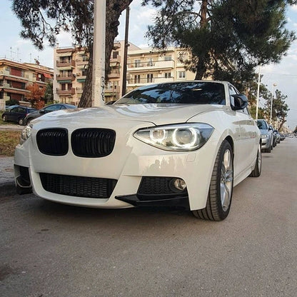 For BMW F20 F21 Pre-LCI M Front Bumper Splitter Canards Sport