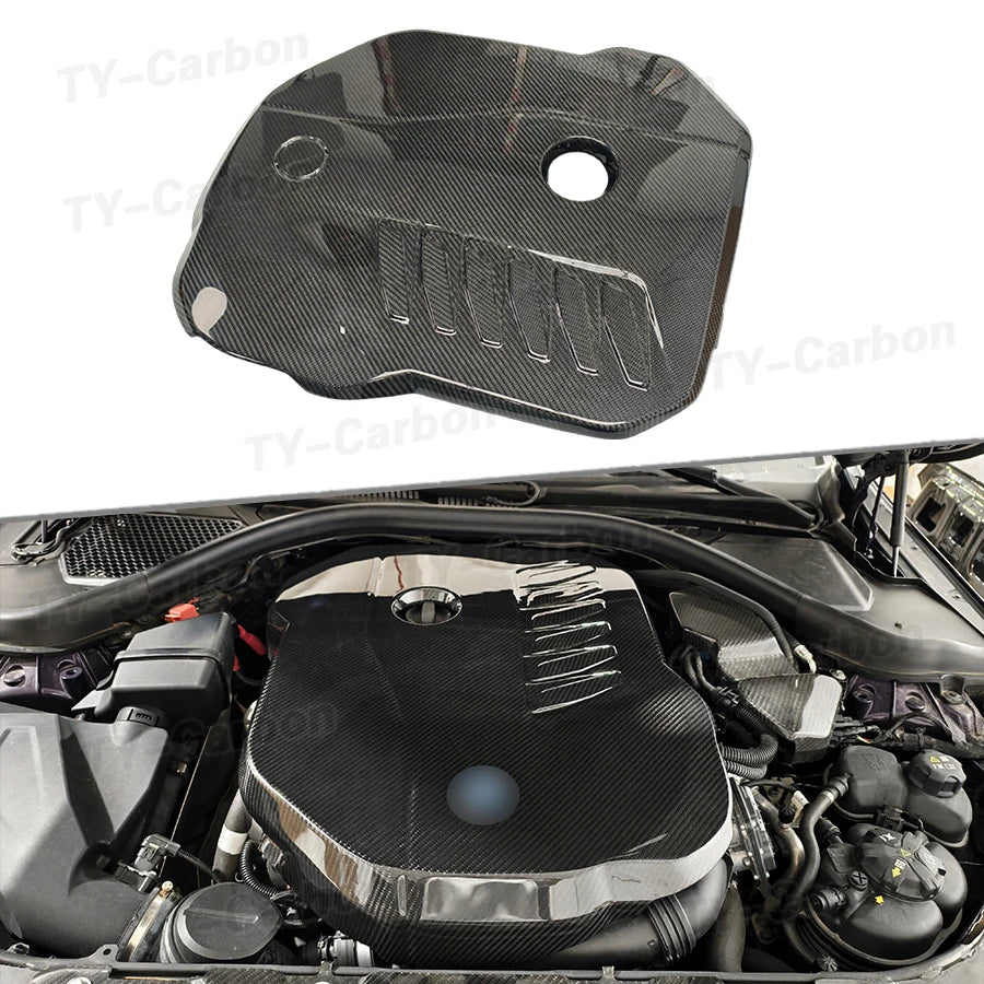 For BMW B58 G20 G42 G22 Dry Carbon Fiber Engine Hood Bonnet