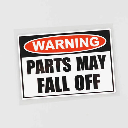 For Motorcycle 12CM Cool Warning Parts May Fall Off Durable