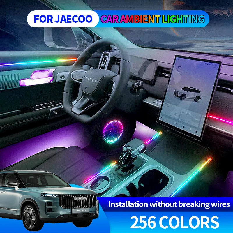 For Chery Jaecoo J7 J8 2023-2025 256 Color RGB Symphony Ambient