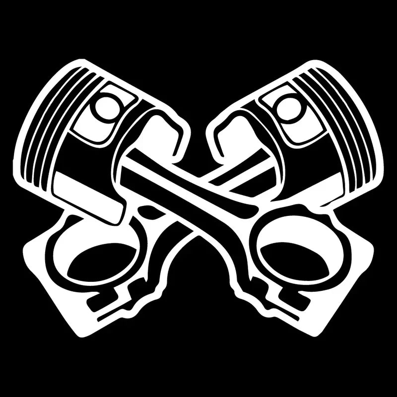 Sticker Engine Piston Pattern Motorcycle Stickers Supplies