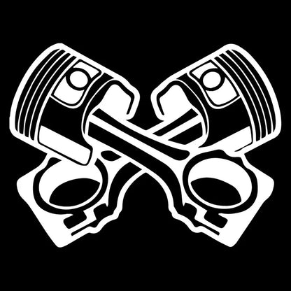 Sticker Engine Piston Pattern Motorcycle Stickers Supplies