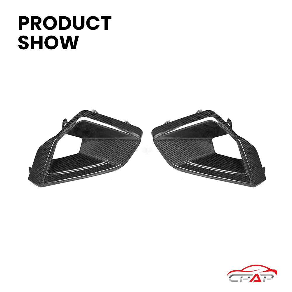 For BMW X5 Series G05 Lci Real Dry Carbon Fiber Front Air Duct