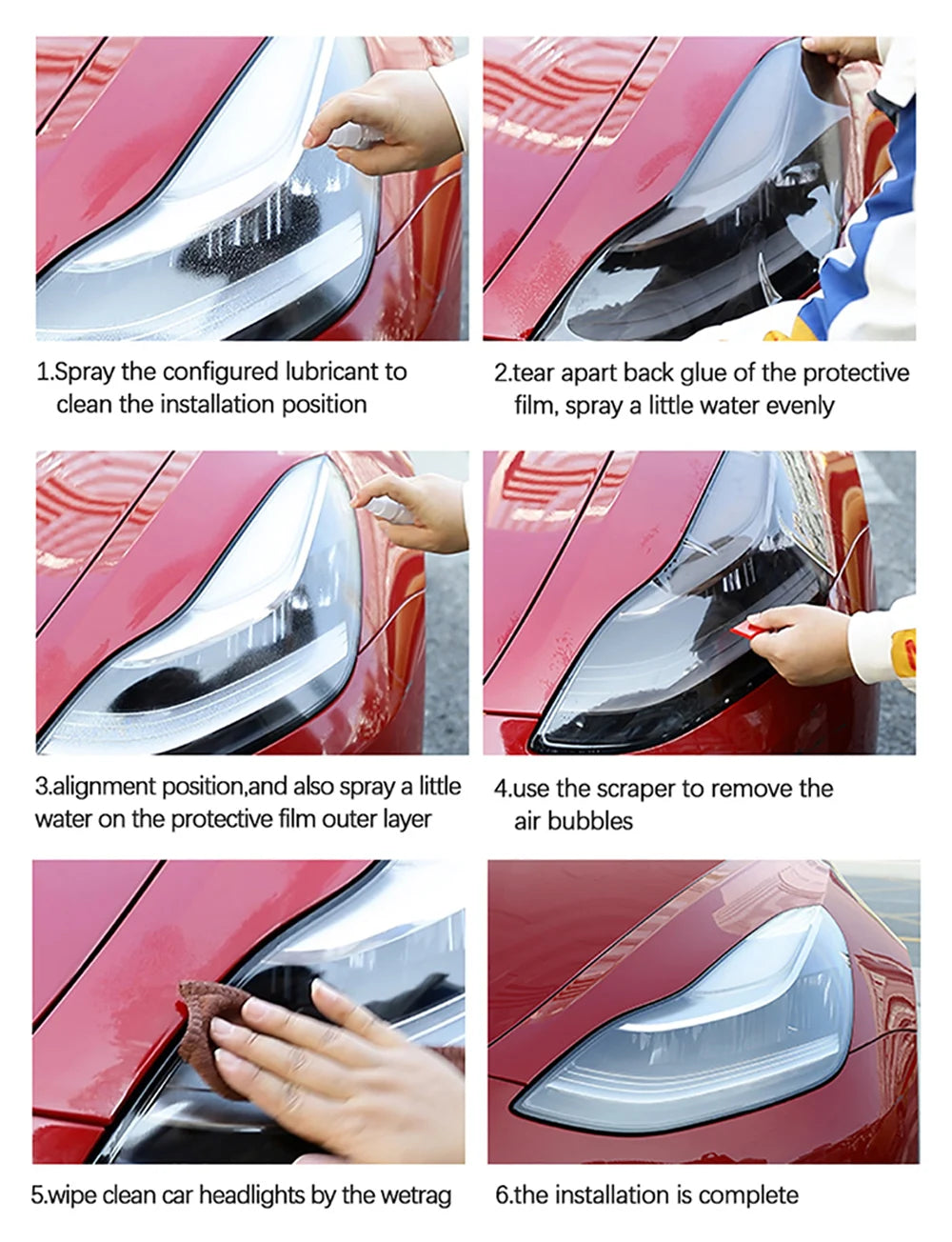 For BMW 1 Serie F70 2025 Smoke Black Transparent Headlight