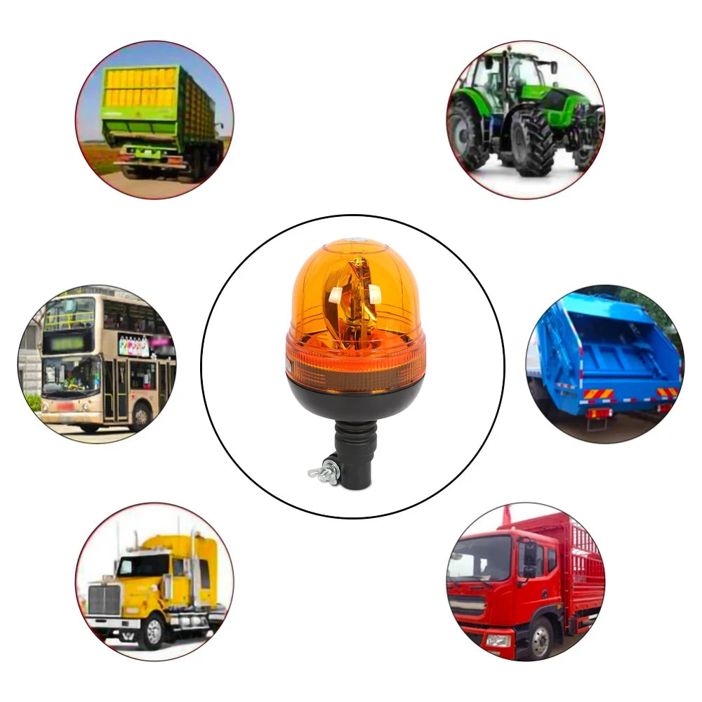 12 24V Warning Emergency Halogen Strobe Forklift Flashing