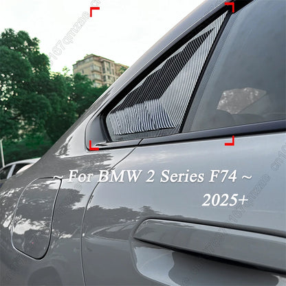 For BMW 2 Series F74 2025+ Gloss Black 2PCS Rear Side Window