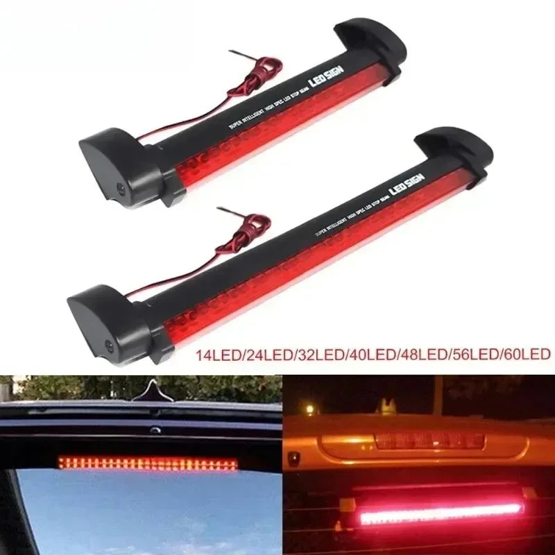 Warning Rear Parking Signal Truck 12V Red Third Brake