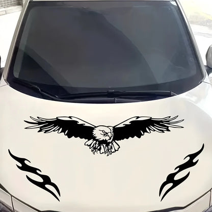 For Cartoon Fans Creative Flying Eagle Spreading Wings Sticker
