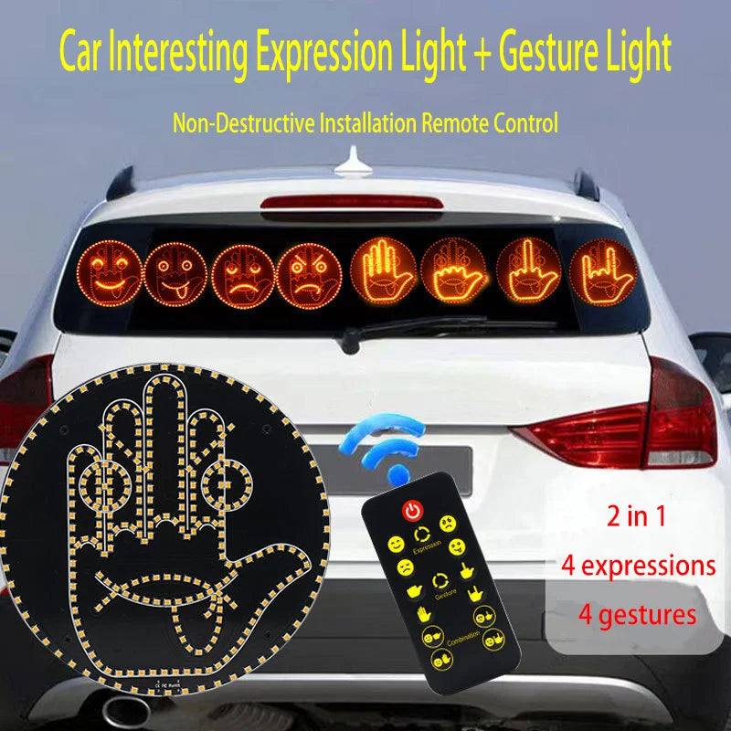 Expression Remote Control Lighting Road Rage Middle Finger