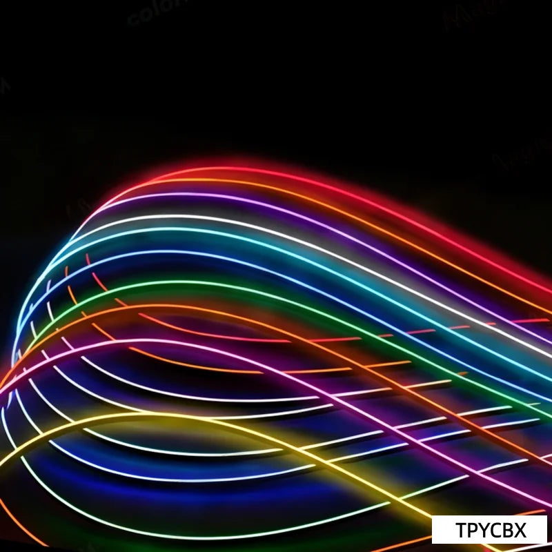 For Auto Diy Cuttable Flexible Decorative Ambient 110CM Acrylic