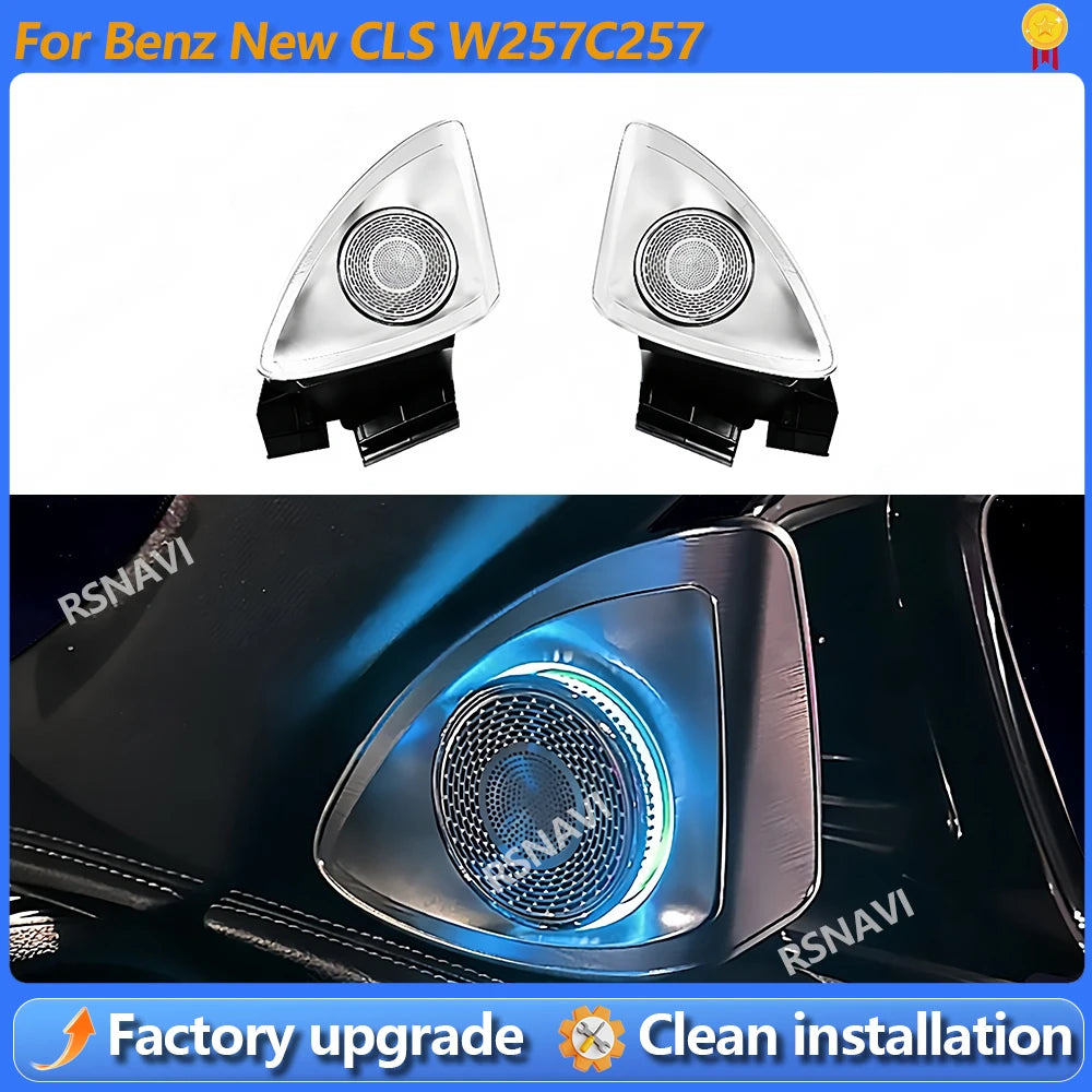For Mercedes Benz CLS-class W257 C257 4D Rotation Glow Tweeter