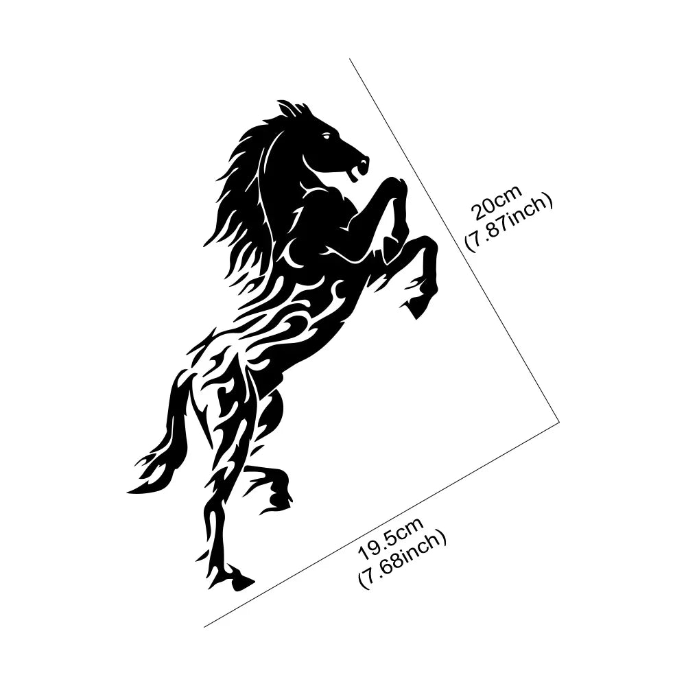 For Side Door Window Auto Styling Sticker Handsome Horse