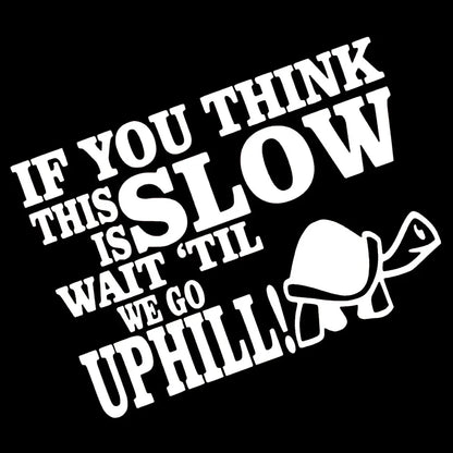 17CM Funny Tortoise Sticker If You Think This Is