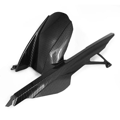 Carbon Look Front Rear Mudguard Fender Chain Guard Fit