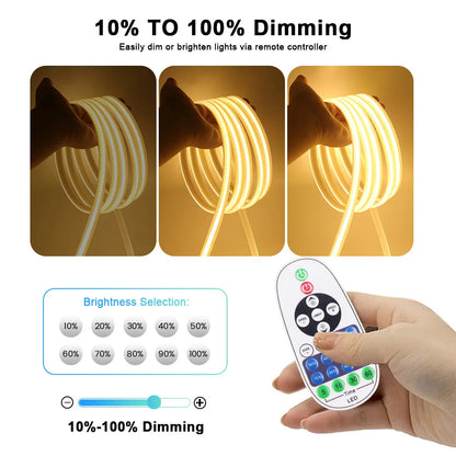 Dimmable Cob Strip Wall Touch Switch 23KEY Remote 220V